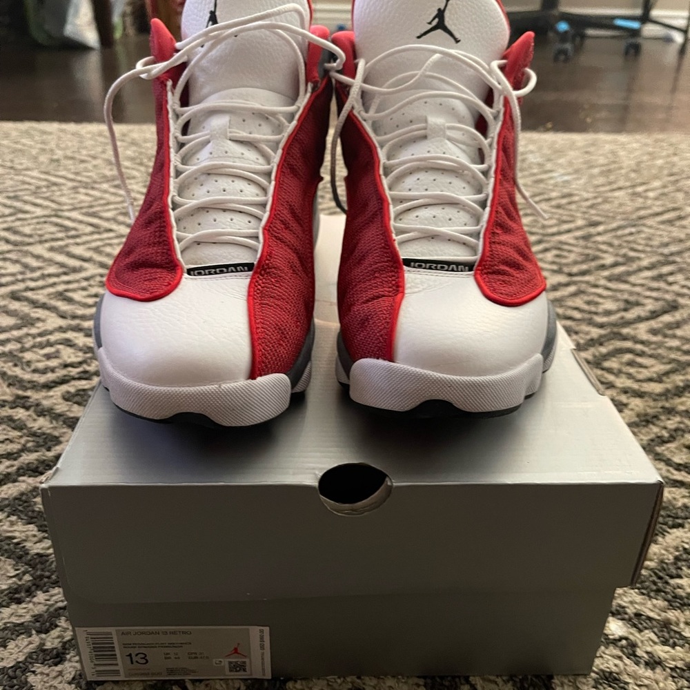 Worn twice Jordan 13 size 13 with box.